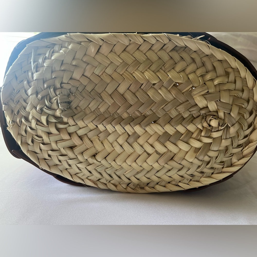 Demellier Santorini Natural Basket Tan Smooth - Picture 12 of 13
